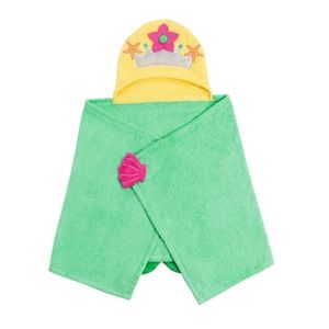 ZOOCCHINI KIDS PLUSH TERRY HOODED BATH TOWEL - MARIETTA THE MERMAID NWT